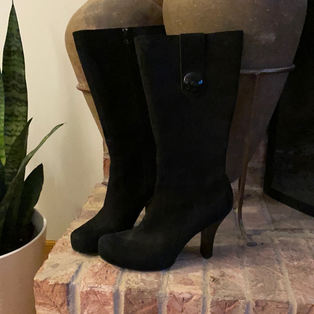 Franco Sarto suede Magia knee-high boots